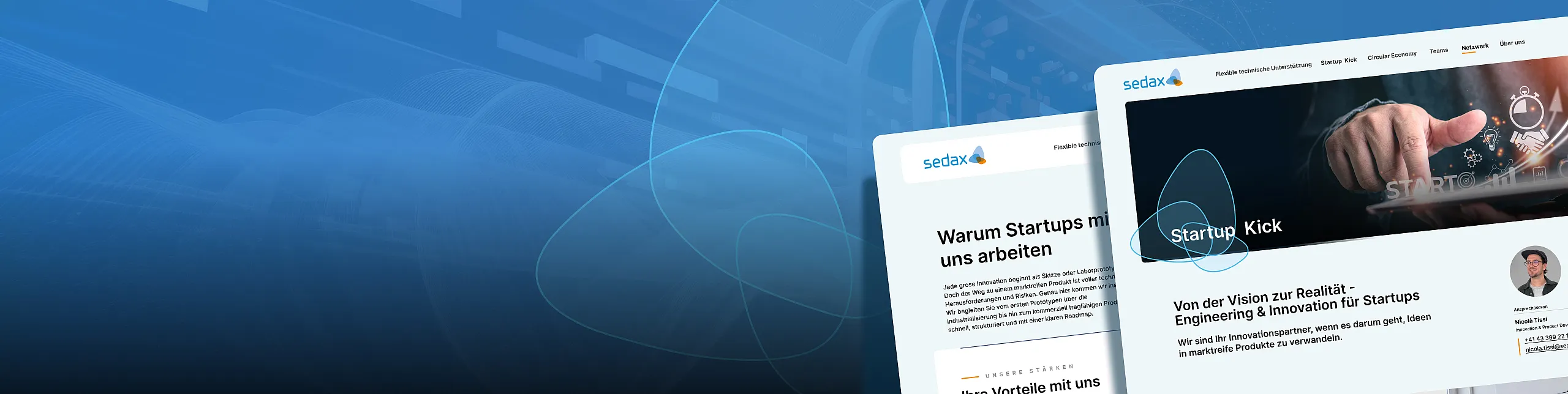 New digital presence for Sedax AG